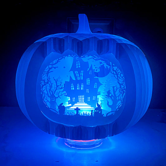 Haunted Mansion Paper Lamp