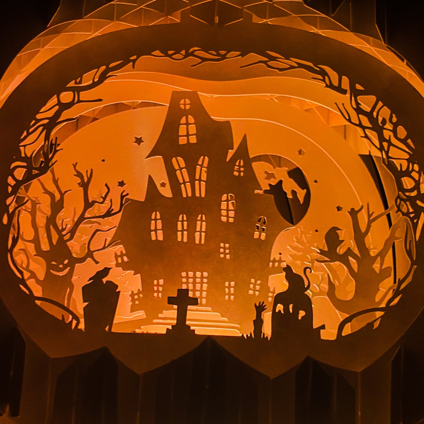 Haunted Mansion Paper Lamp