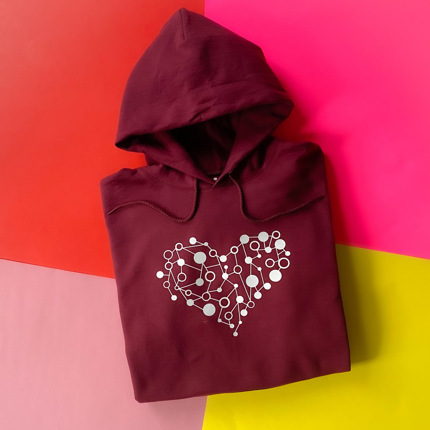 Hoodie Sweatshirt - Connected Heart